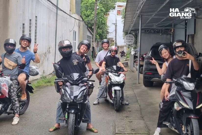 Easy Rider motorbike tour group Ha Giang Loop