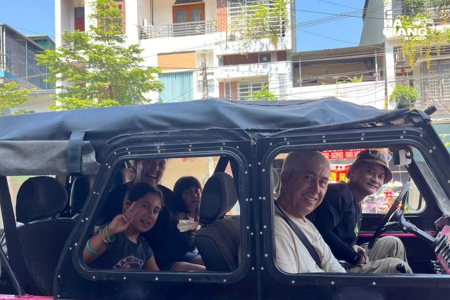 Professional local driver preparing vehicle for safe Cao Bang to Hanoi journey