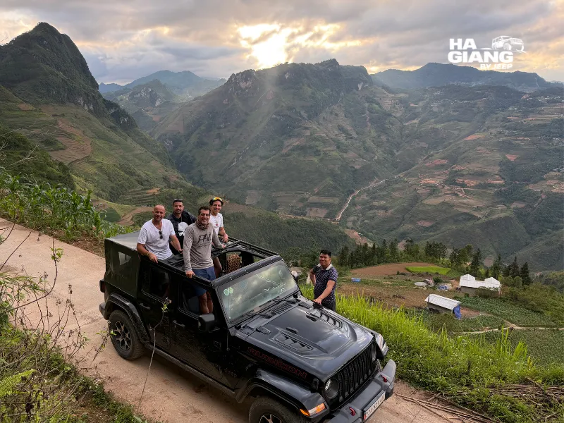 Ha Giang by Jeep at Thien Huong village near Dong Van