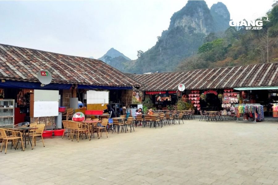 A quiet street in Dong Van Old Quarter, Ha Giang