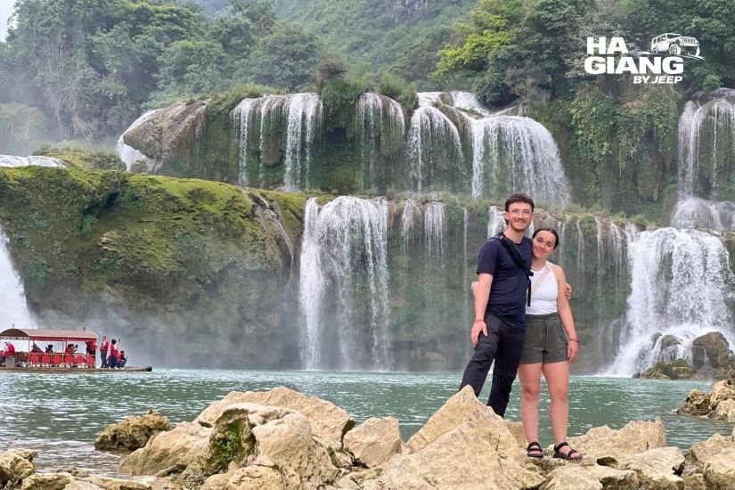 Ban Gioc Waterfall, the endpoint of the Ha Giang to Cao Bang route