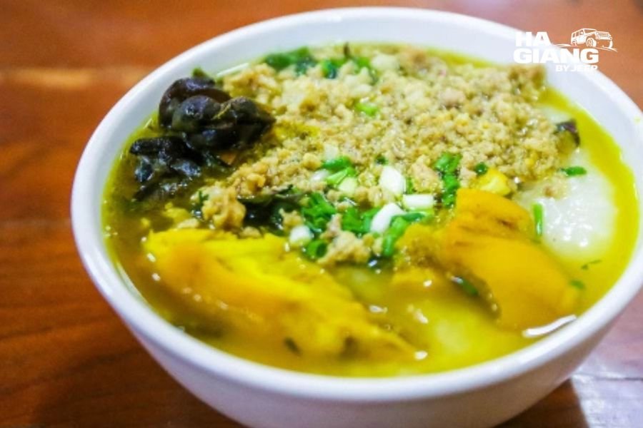 Chao au tau, the winter night porridge of Ha Giang