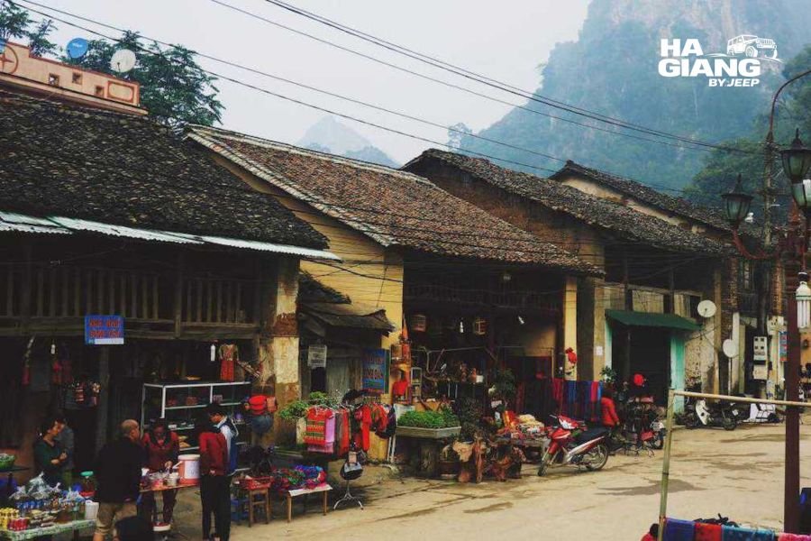 Dong Van Old Quarter after rain during a Ha Giang jeep tour