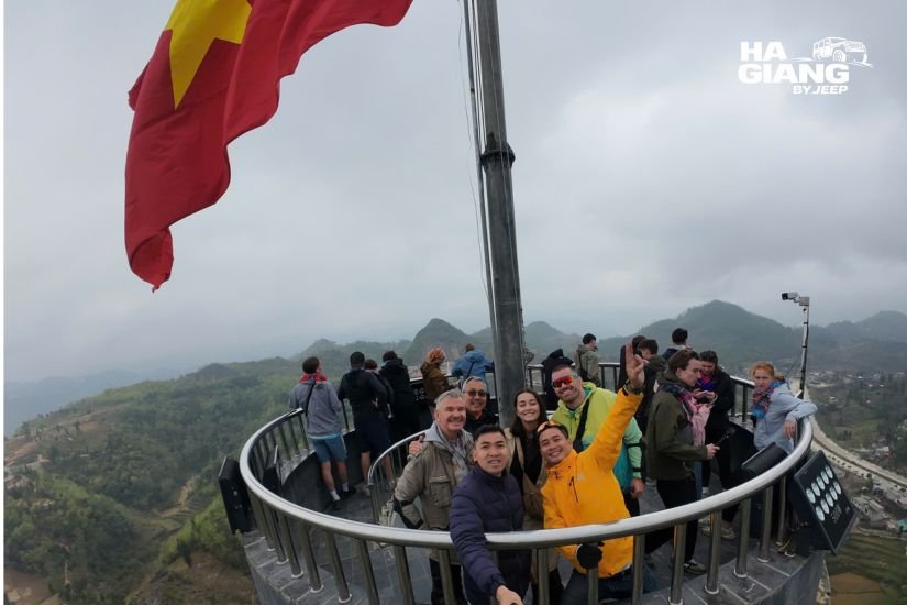 Lung Cu Flag Tower marking the northernmost point of Vietnam