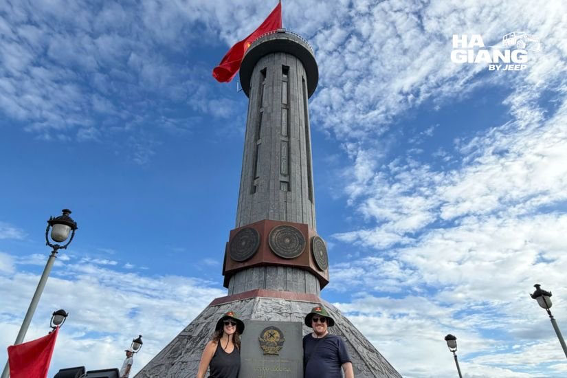 Lung Cu flag tower at the northern tip of Ha Giang