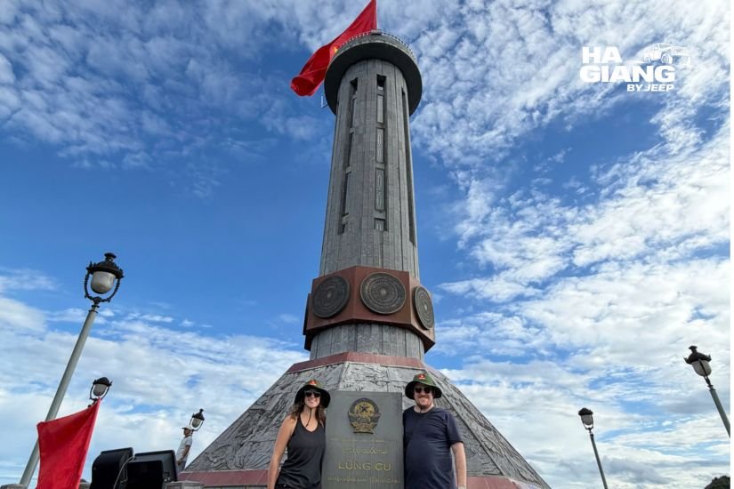 Lung Cu flag tower at the northern tip of Ha Giang