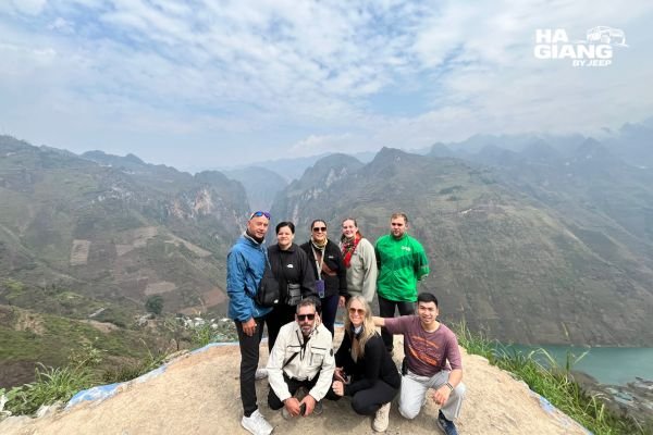 Ma Pi Leng Pass and the Nho Que river on a Ha Giang jeep tour