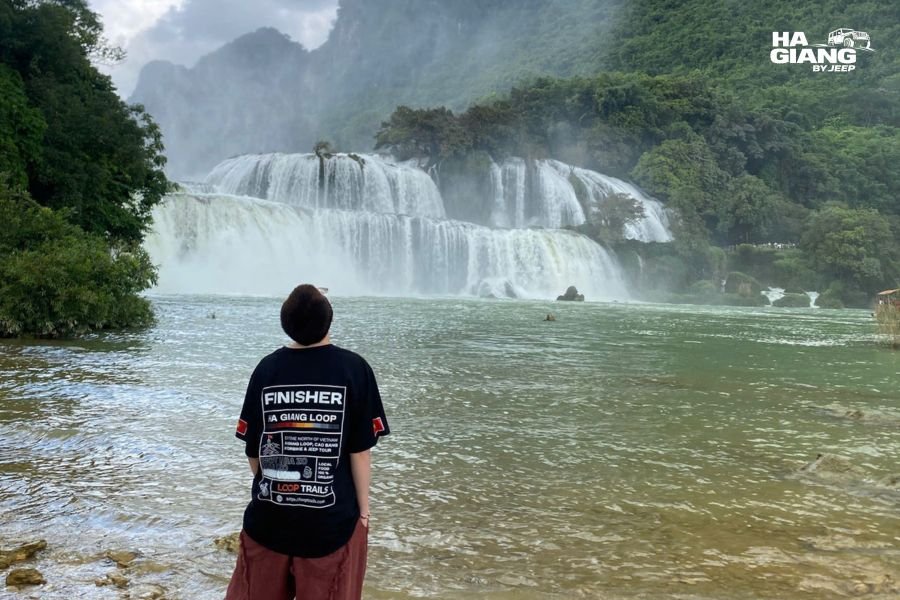 Ban Gioc Waterfall in Cao Bang, the finish point of the combo jeep tours