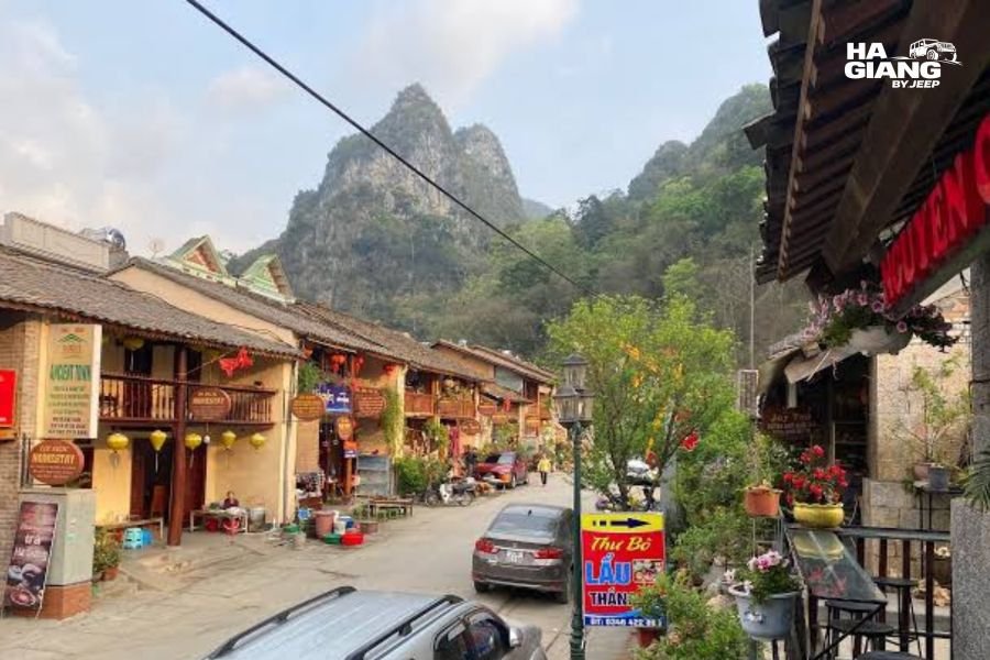 Dong Van Old Quarter at blue hour, one of the best Ha Giang photography spots