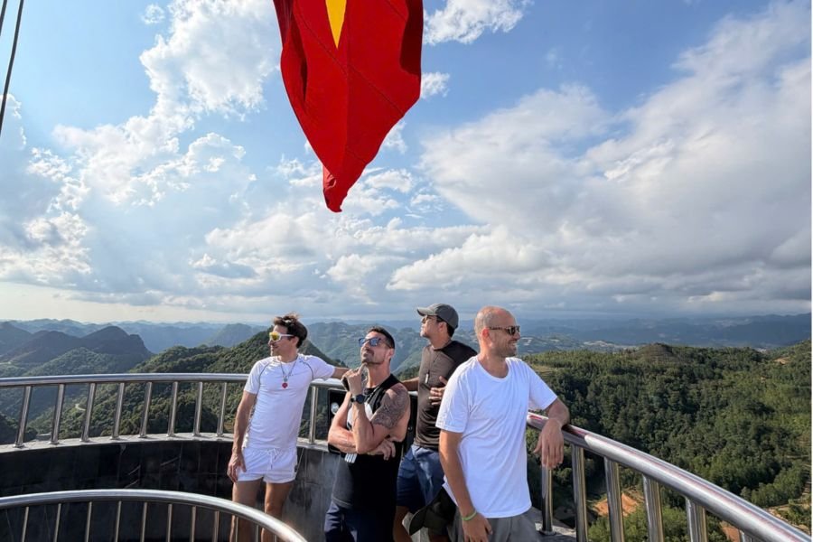 Lung Cu Flag Tower marking the northernmost point of Vietnam