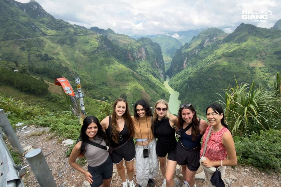 Ma Pi Leng Pass above the Nho Que River on the Ha Giang Loop