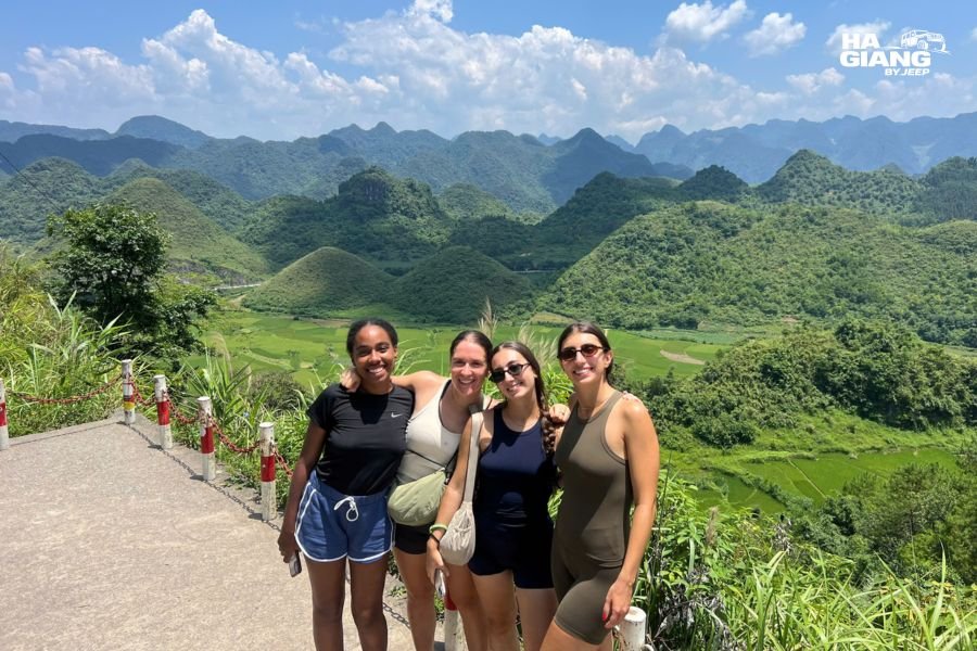 Quan Ba twin mountains viewpoint in Ha Giang