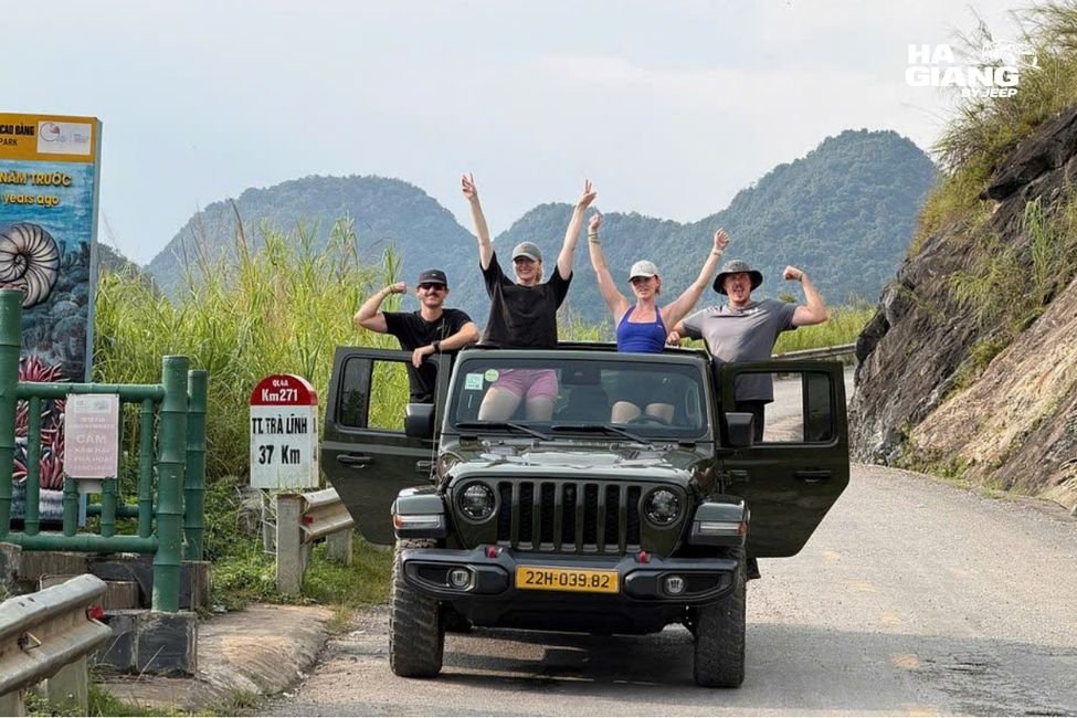 The marker for the start of the Ho Chi Minh Road at Pac Bo
