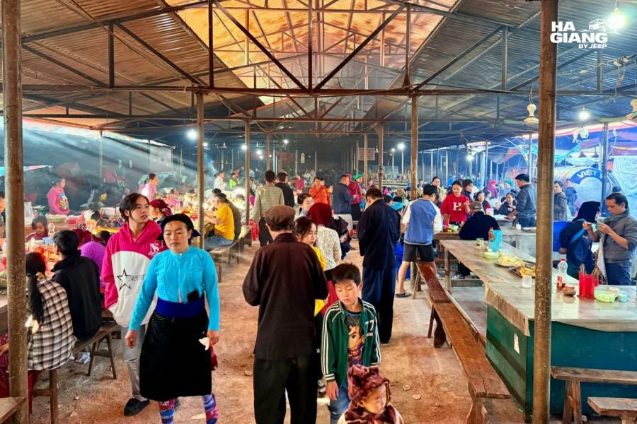 A highland market in Ha Giang in the quieter low season