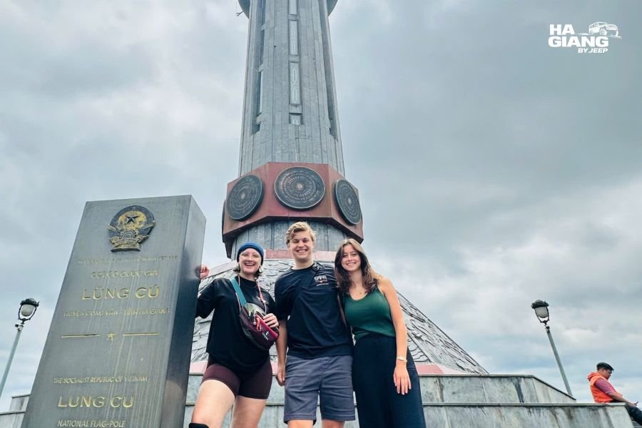 Lung Cu Flag Tower at the northern edge of Ha Giang
